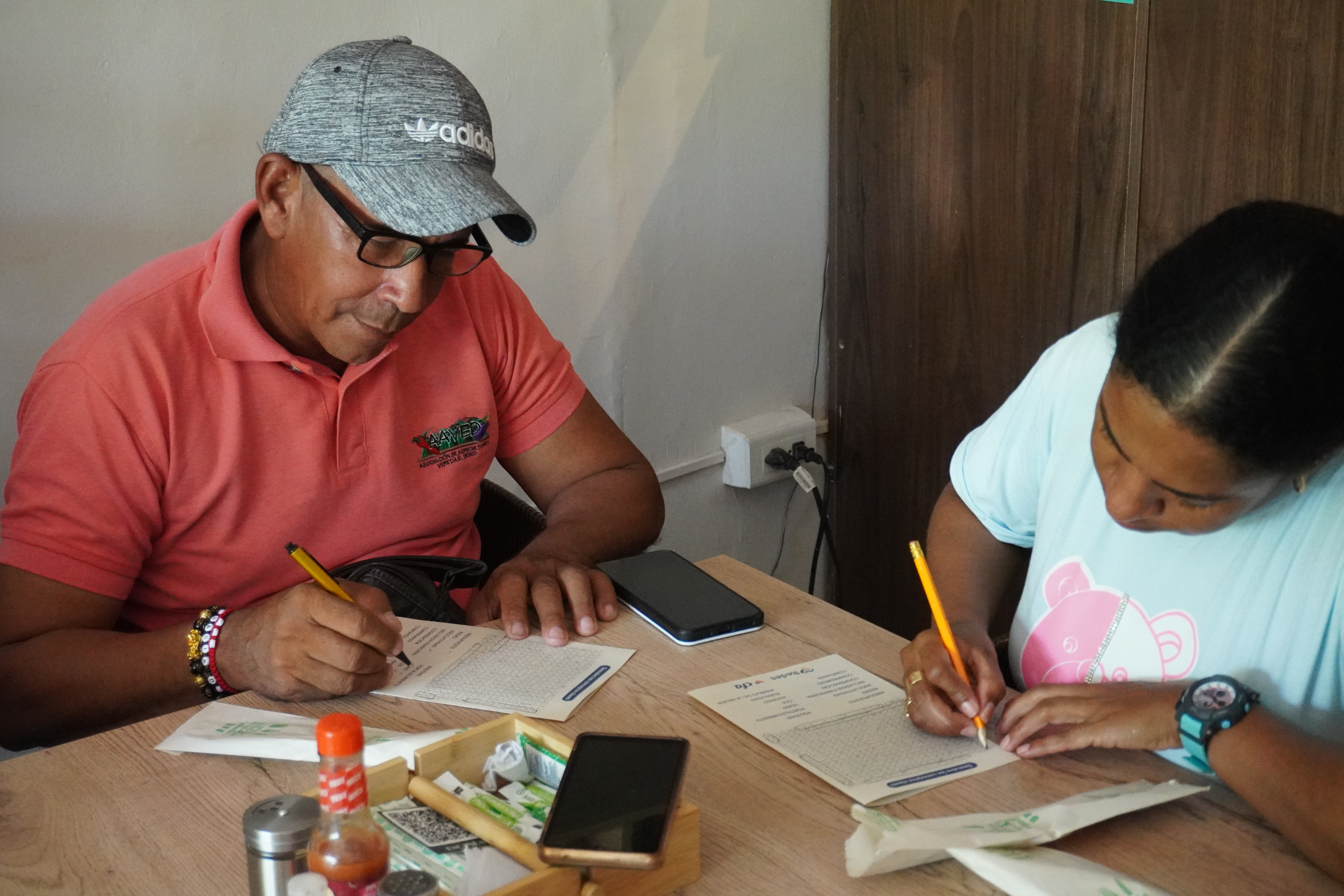 Participantes de la red solidaria